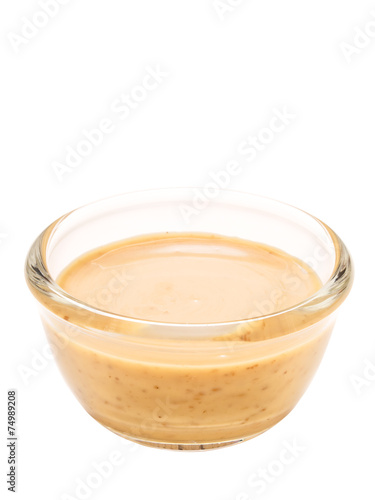 Obraz na płótnie japanese sesame salad dressing sauce w salonie