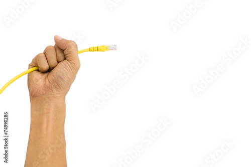 hand hold rj45 jack