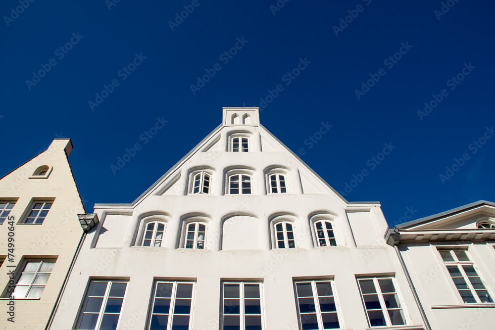 Fototapeta premium Hausfassade in Lüneburg, Deutschland