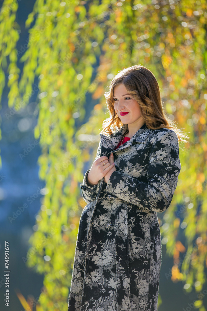 girl in coat girl in coat