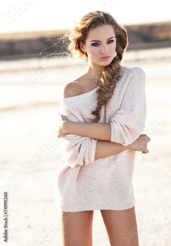 Gorgeous sexy young girl