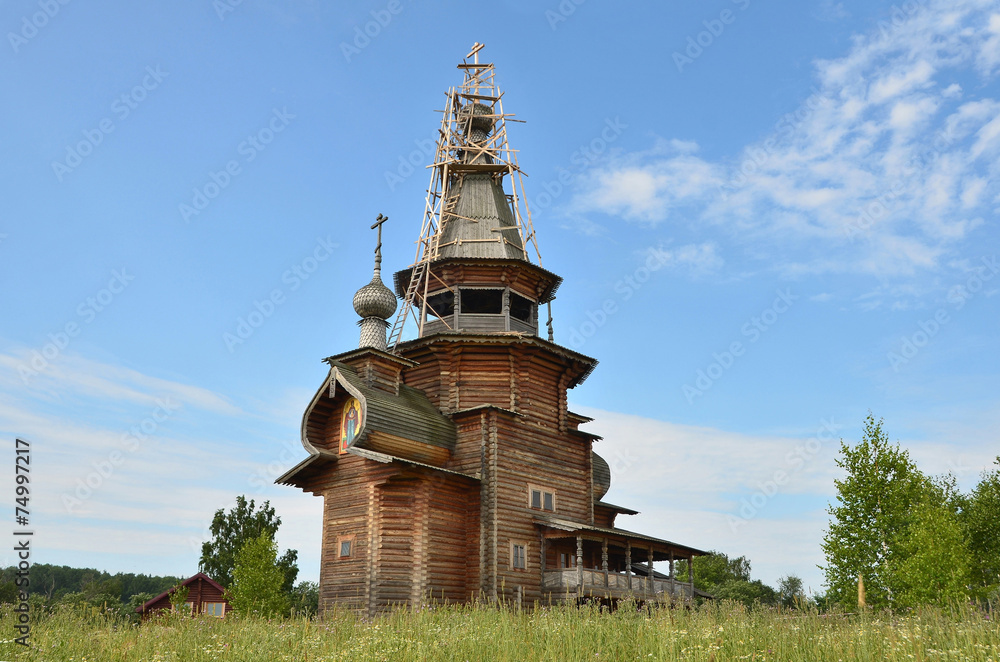 Сергиевская церковь у деревни Взгляднево