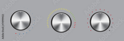 Metal knob