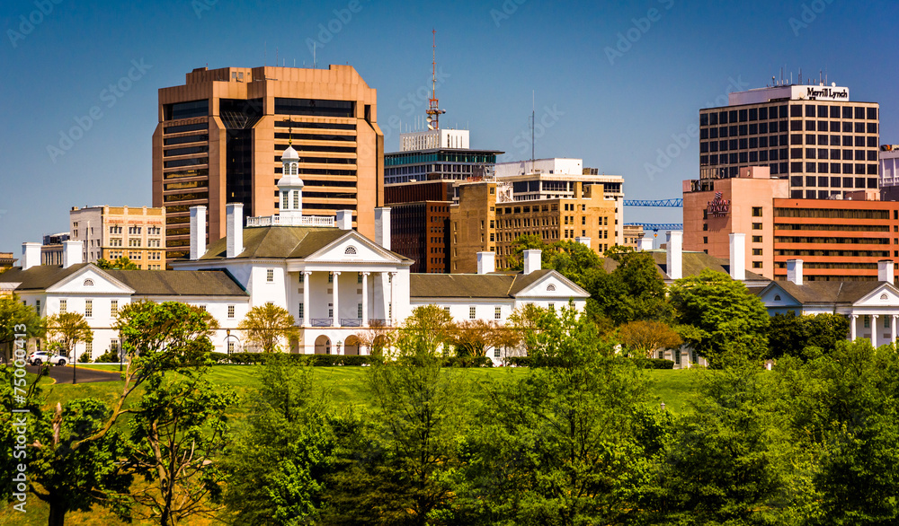 Buildings in Richmond, Virginia.