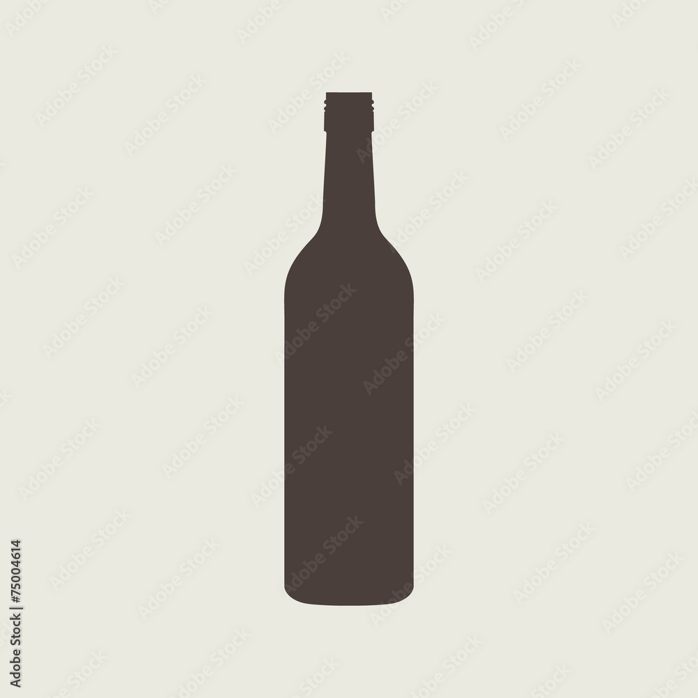 wine bottle sign set. Bottle icon. wine bottle sign set. Bottle icon.
