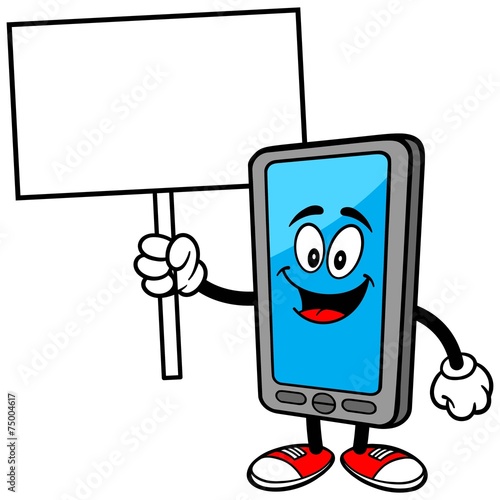 Smartphone with Sign