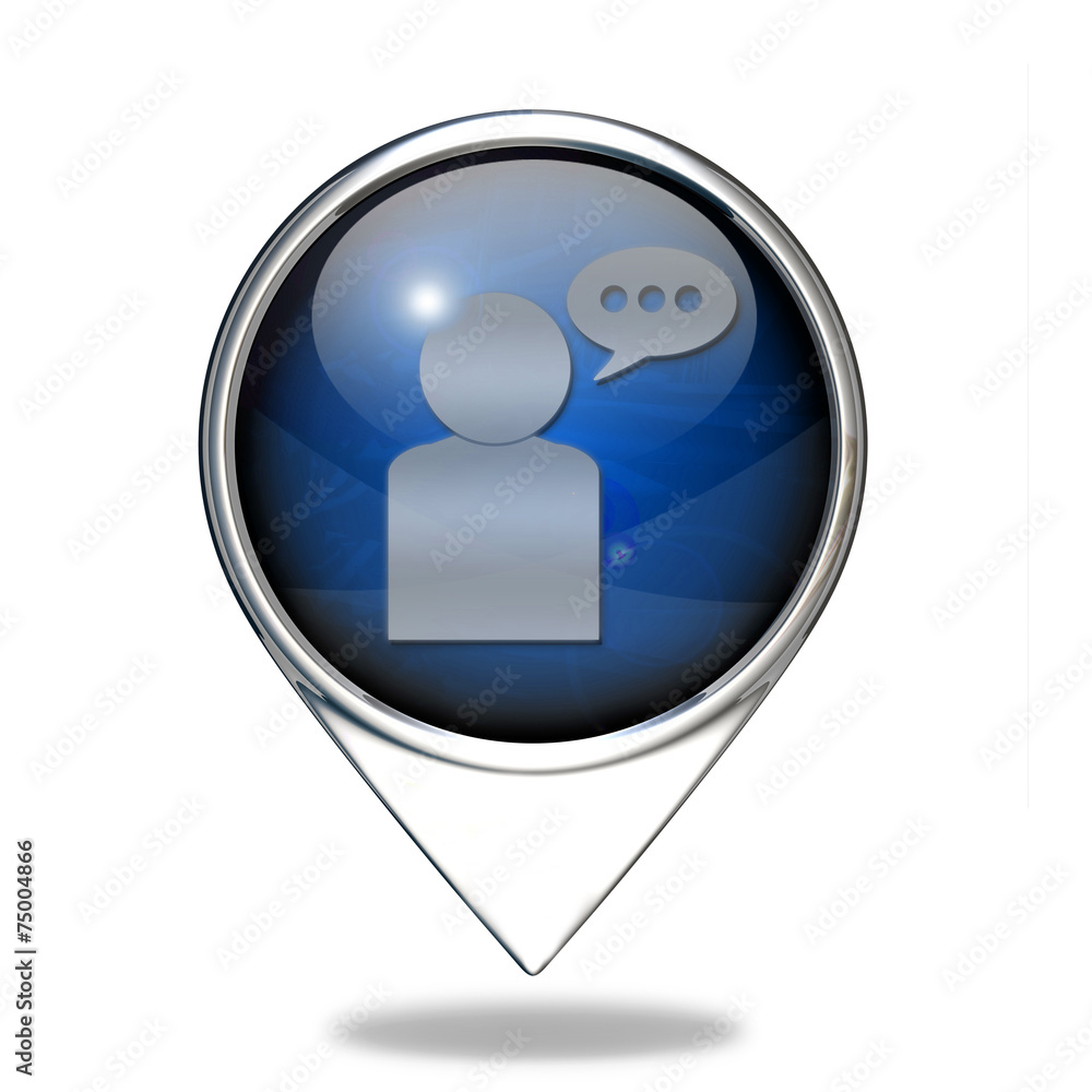 forum pointer icon on white background forum pointer icon on white background
