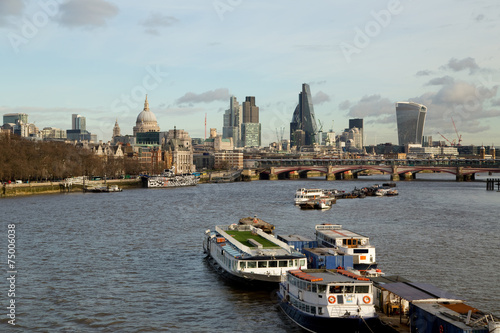 View from waterloo bridge, december 2014