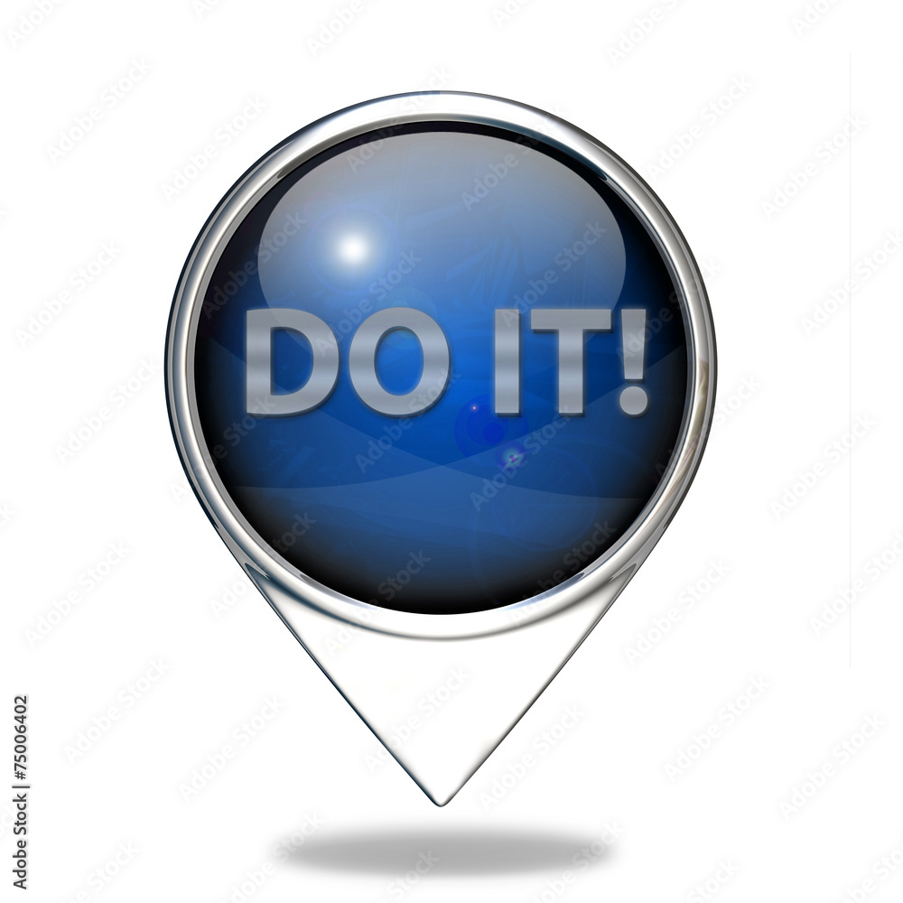 Do it pointer icon on white background Do it pointer icon on white background