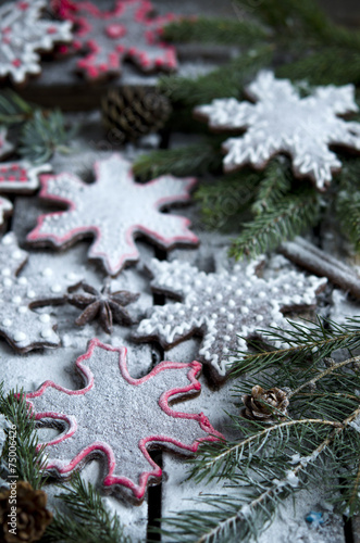 Christmas chocolate gingerbread