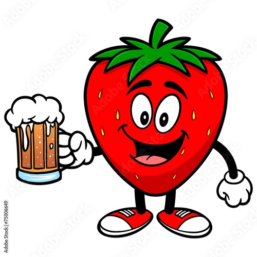 Strawberry with Beer