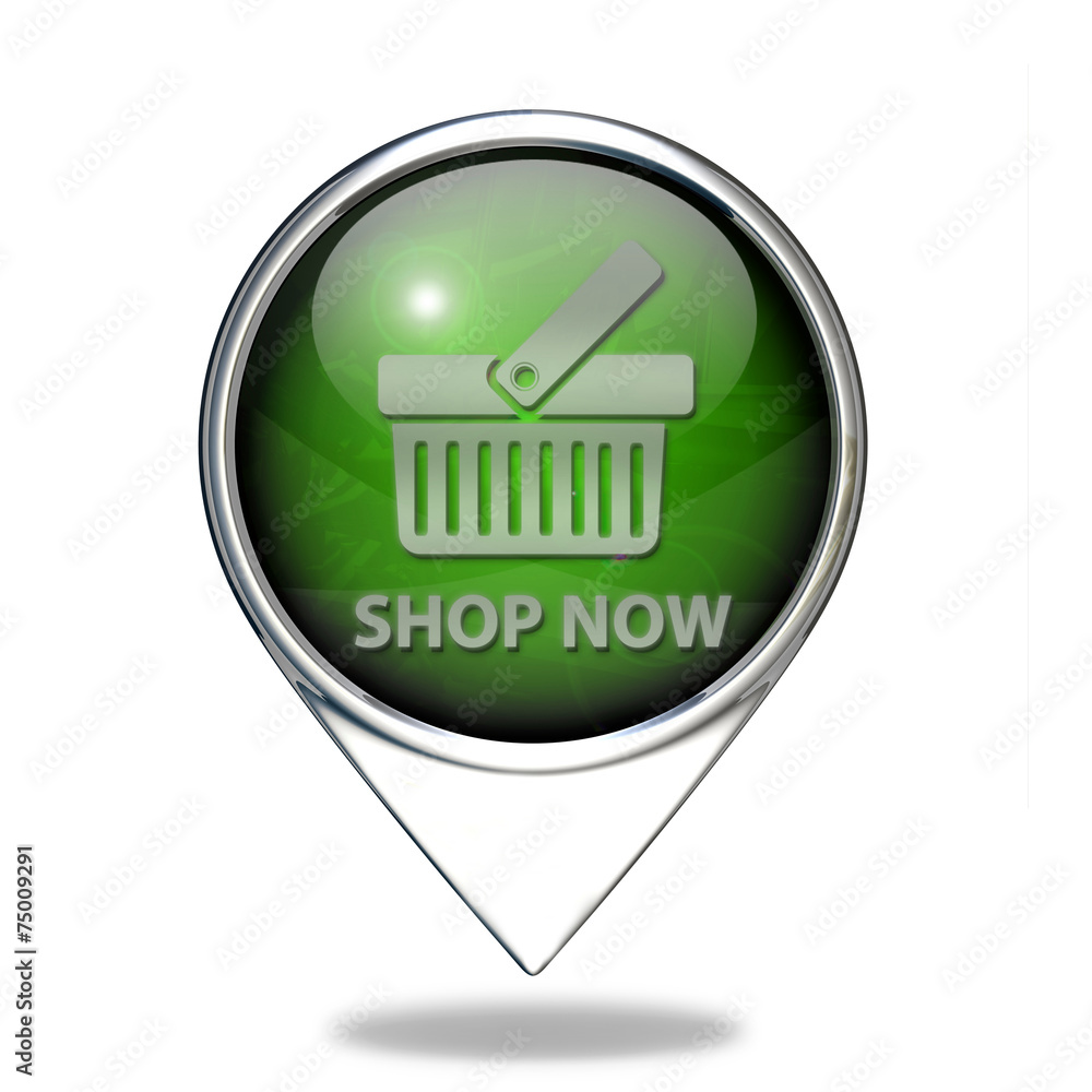 Buy now pointer icon on white background Buy now pointer icon on white background