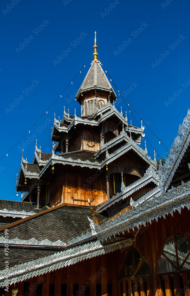 custom made wallpaper toronto digitalWooden temple building