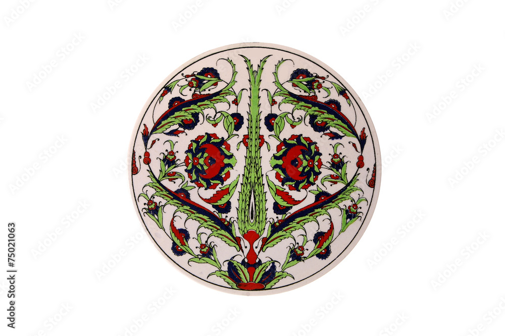 ornament turkish design ceramic vintage