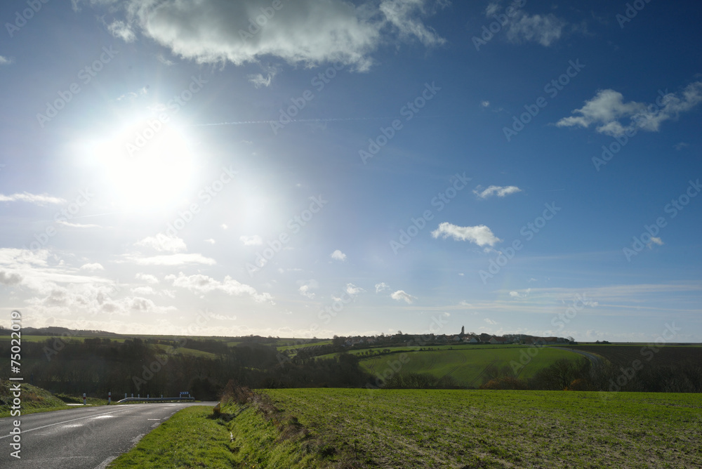 Fototapeta premium route de campagne