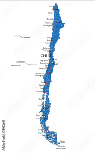 Chile map