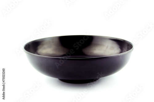 Empty plastic bowl