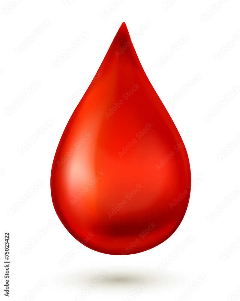 Blood drop. Vector illustration Blood drop. Vector illustration