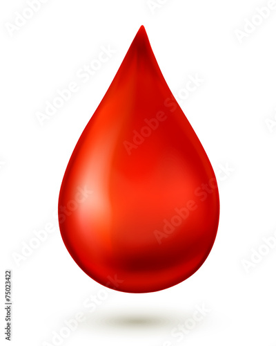 Blood drop. Vector illustration