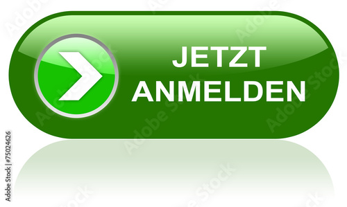 Anmeldebutton für Homepage