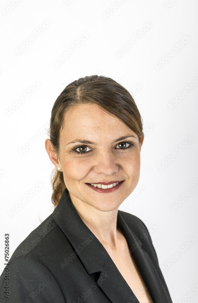 Confident pretty woman standing Confident pretty woman standing