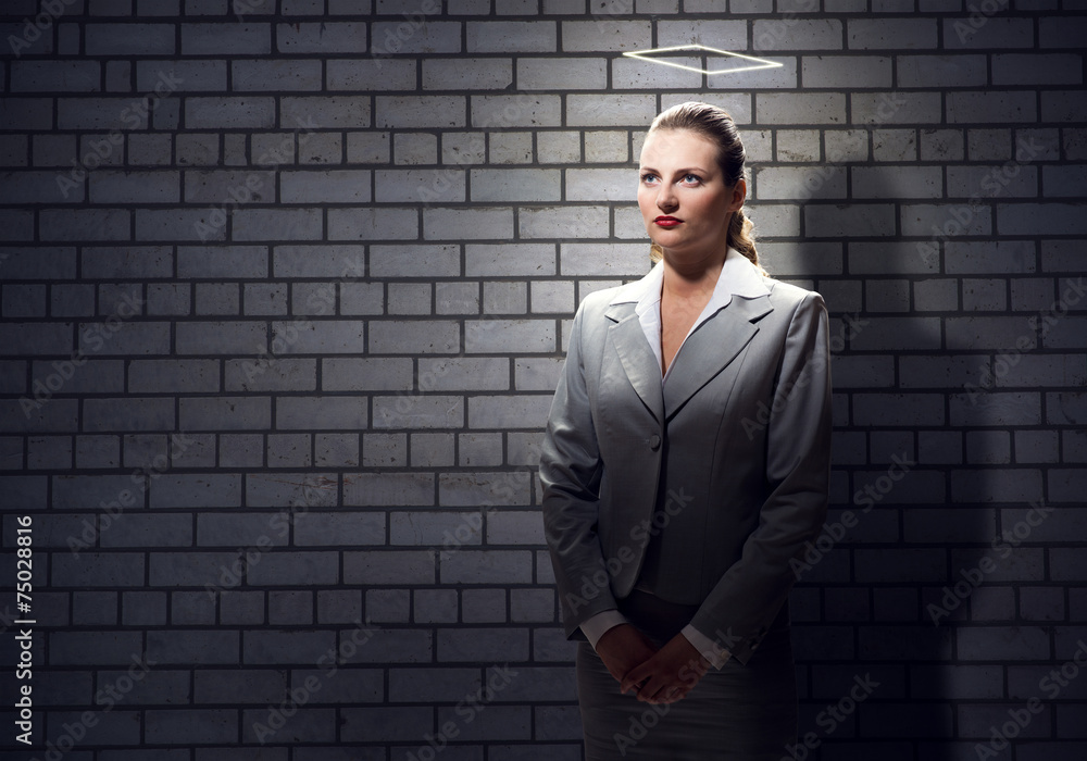 Praying businesswoman Praying businesswoman