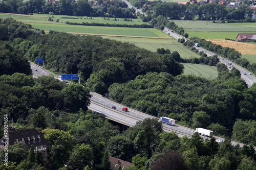 Blick vom Jahrtausendblick auf die A 2 photo