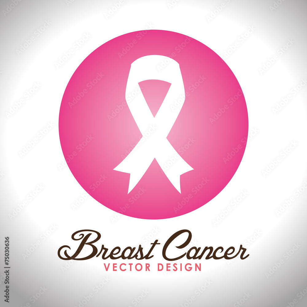 Cancer design, vector illustration.