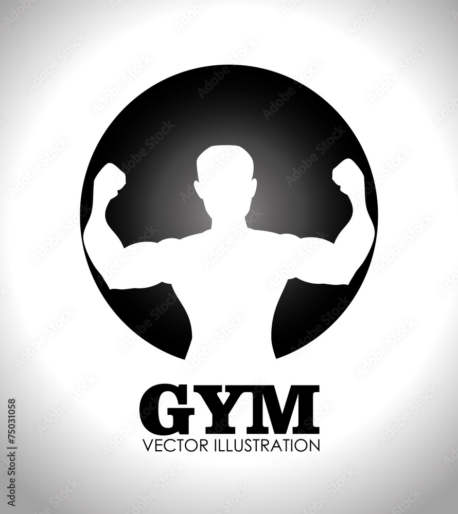 Fitness design, vector illustration. Fitness design, vector illustration.