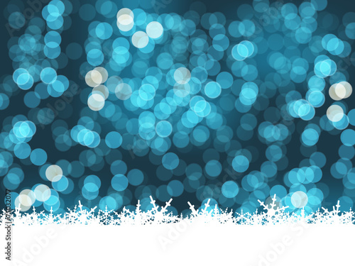 Flocons de Neige et Lumières (fond wallpaper)
