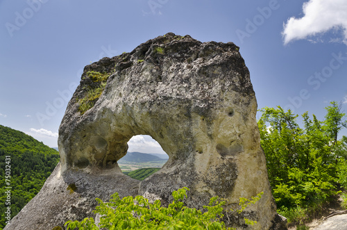Rock formation near the town of Shumen, named "Okoto"