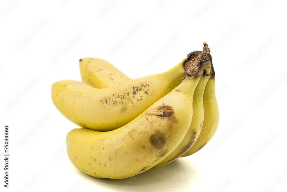 bananas on a white bananas on a white