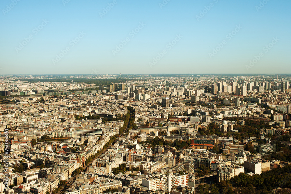 Obraz premium Paris, aerial view.