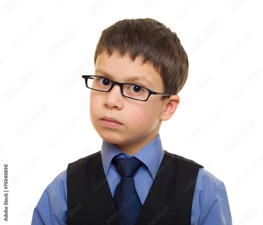 portrait of a boy in business suit portrait of a boy in business suit