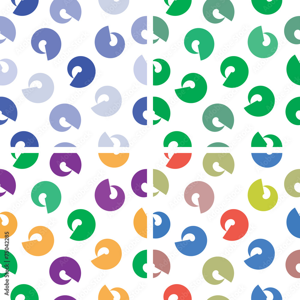 Seamless pattern of geometric shapes Seamless pattern of geometric shapes