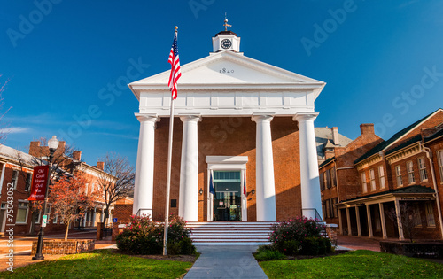 Canvas Print The Courthouse in Winchester, Virginia.