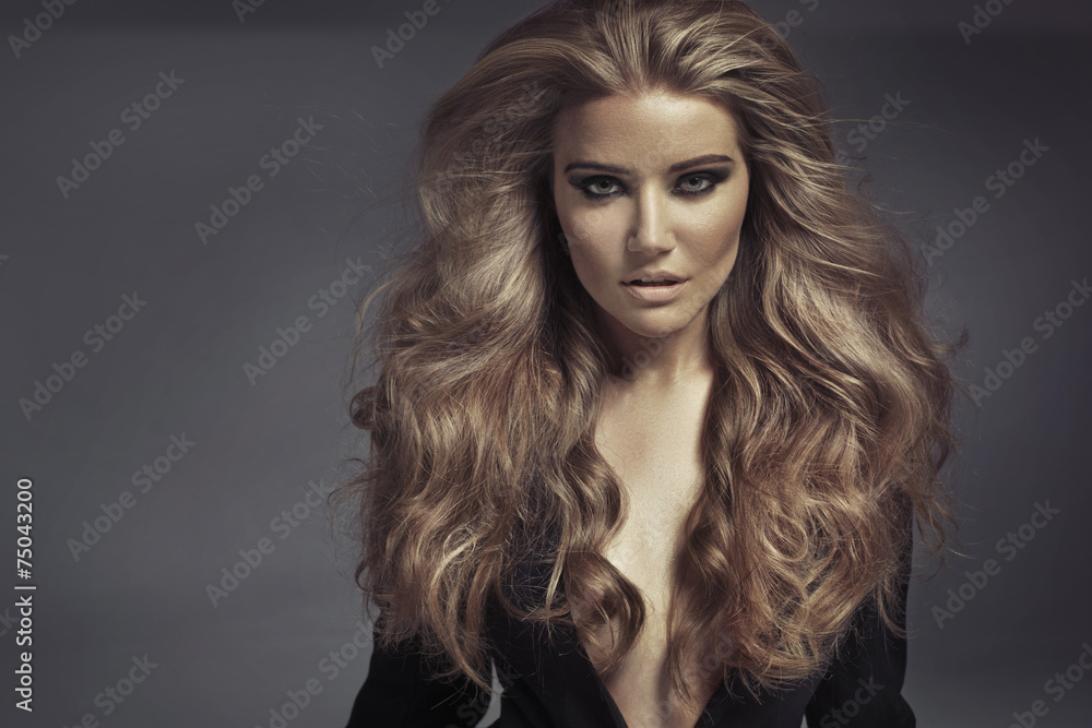 Portrait of a sensual blond lady Portrait of a sensual blond lady
