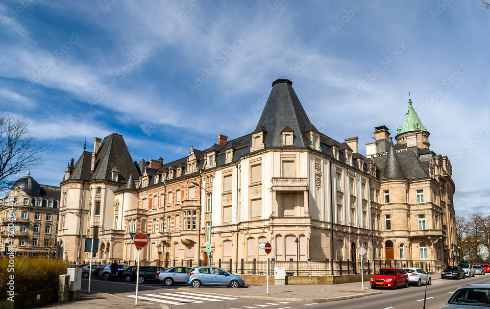 A historic building in Luxembourg city
