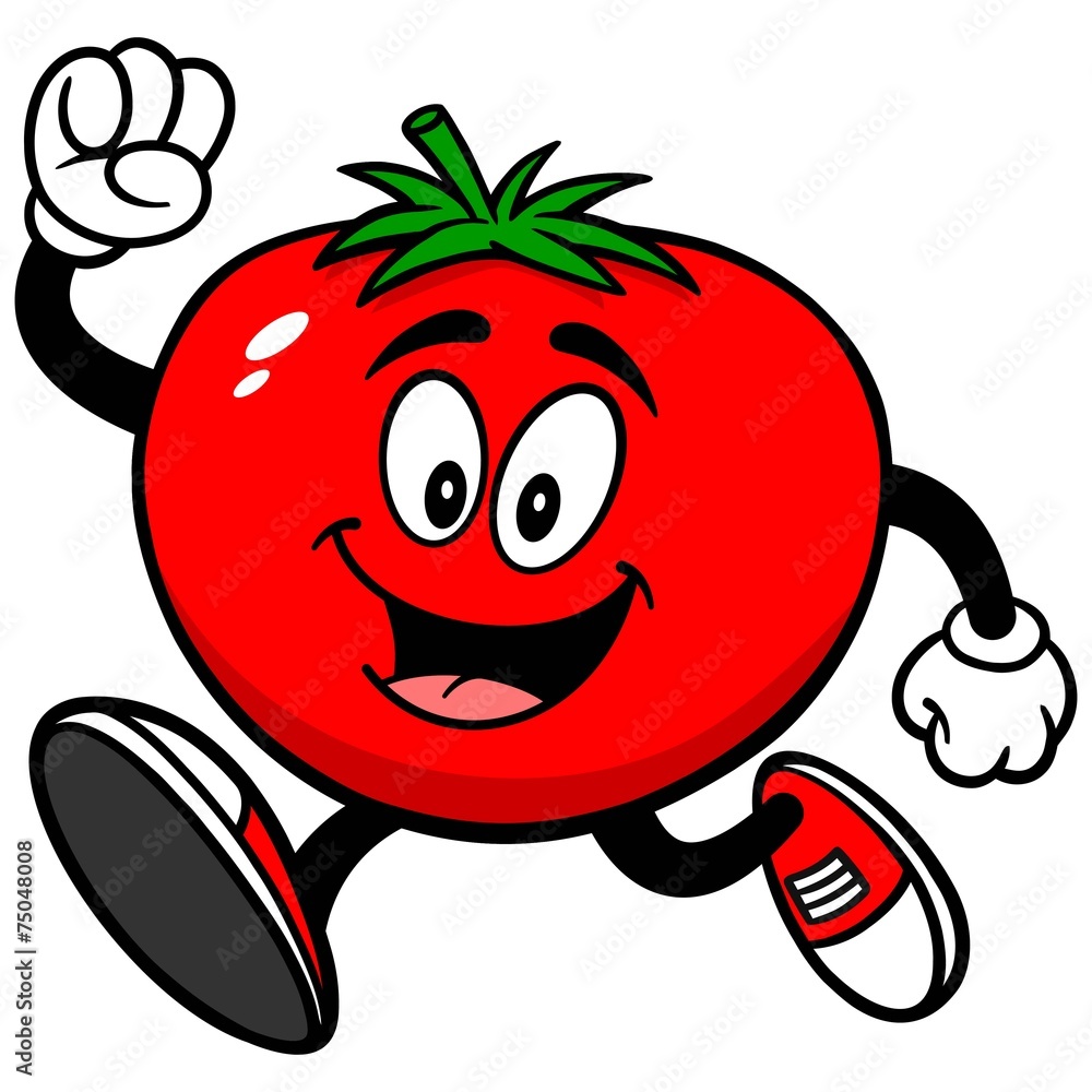 Fototapeta premium Tomato Running