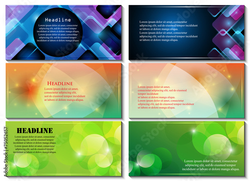 Abstract Flyer Template - Vector Illustration, Graphic Design, Editable For Your Design