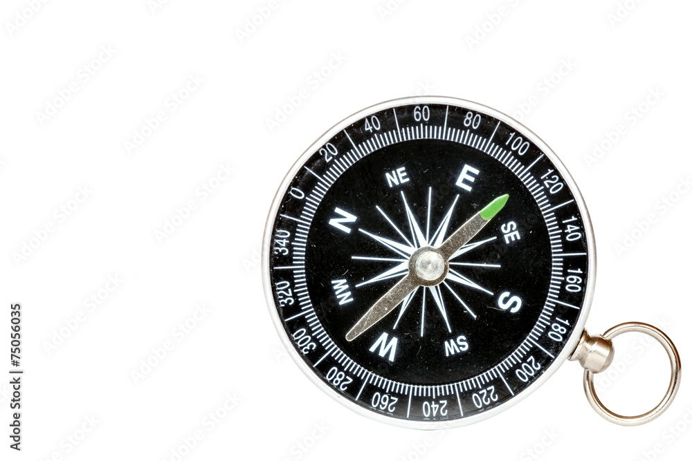 Compass isolated on white background