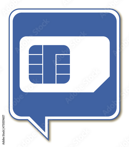 Logo puce téléphonique.
