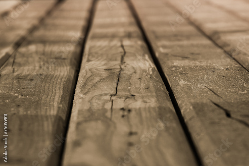 Holzplanken
