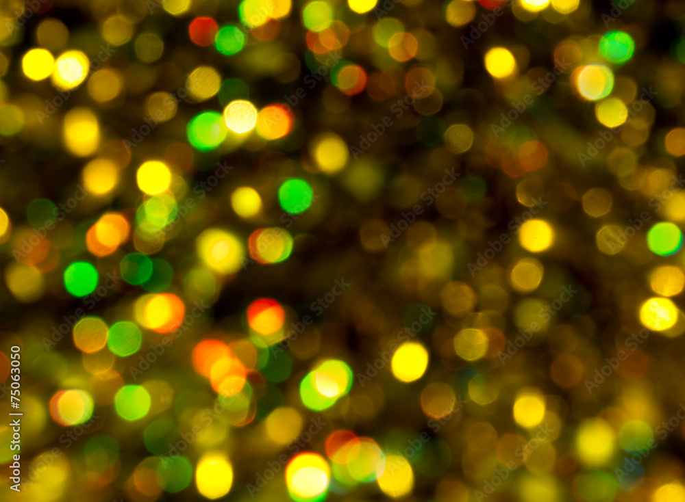 Naklejka premium Abstract defocused bokeh lights background