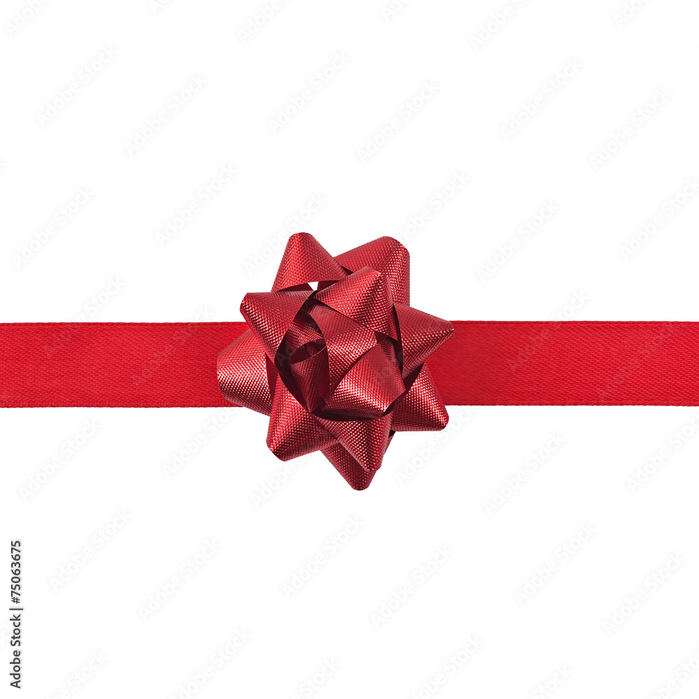 ribbon with bow isolated on white background ribbon with bow isolated on white background