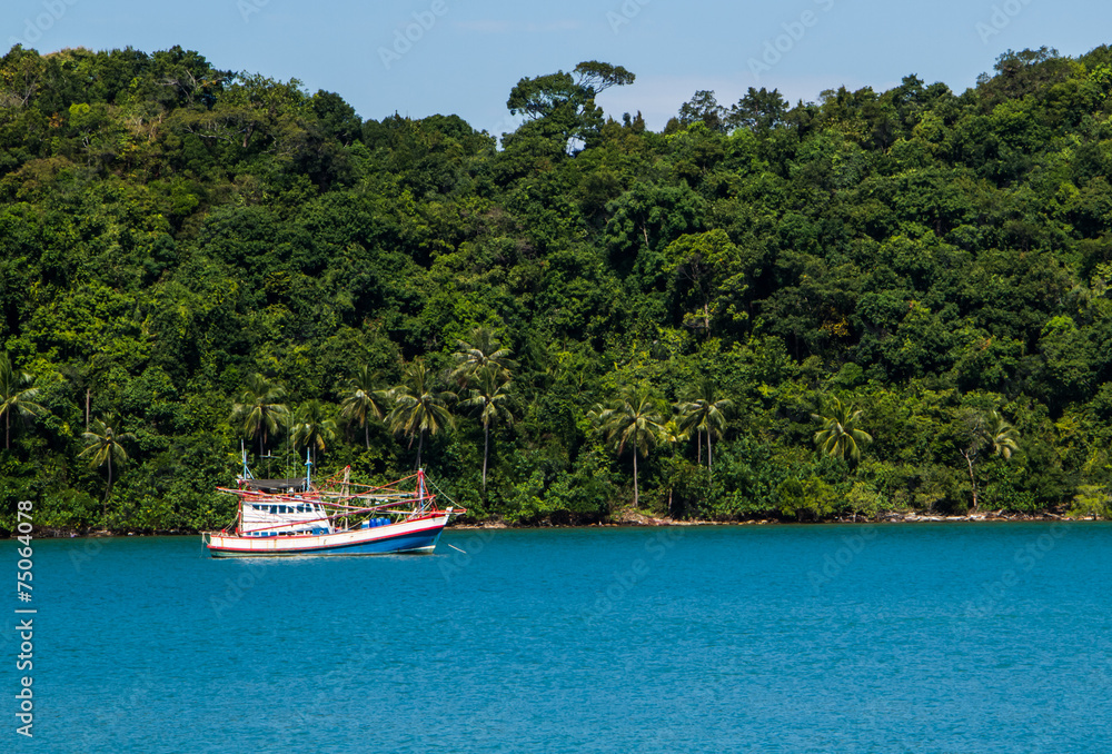 Fototapeta premium Fisherman boat