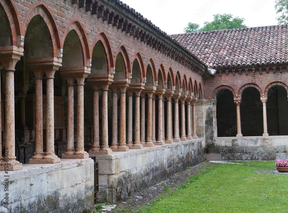 The monastery of the San Zeno basilica in Verona