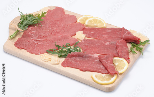 Fotografie Carpaccio di vitellone