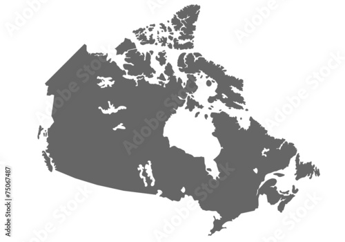 Kanada in Grau