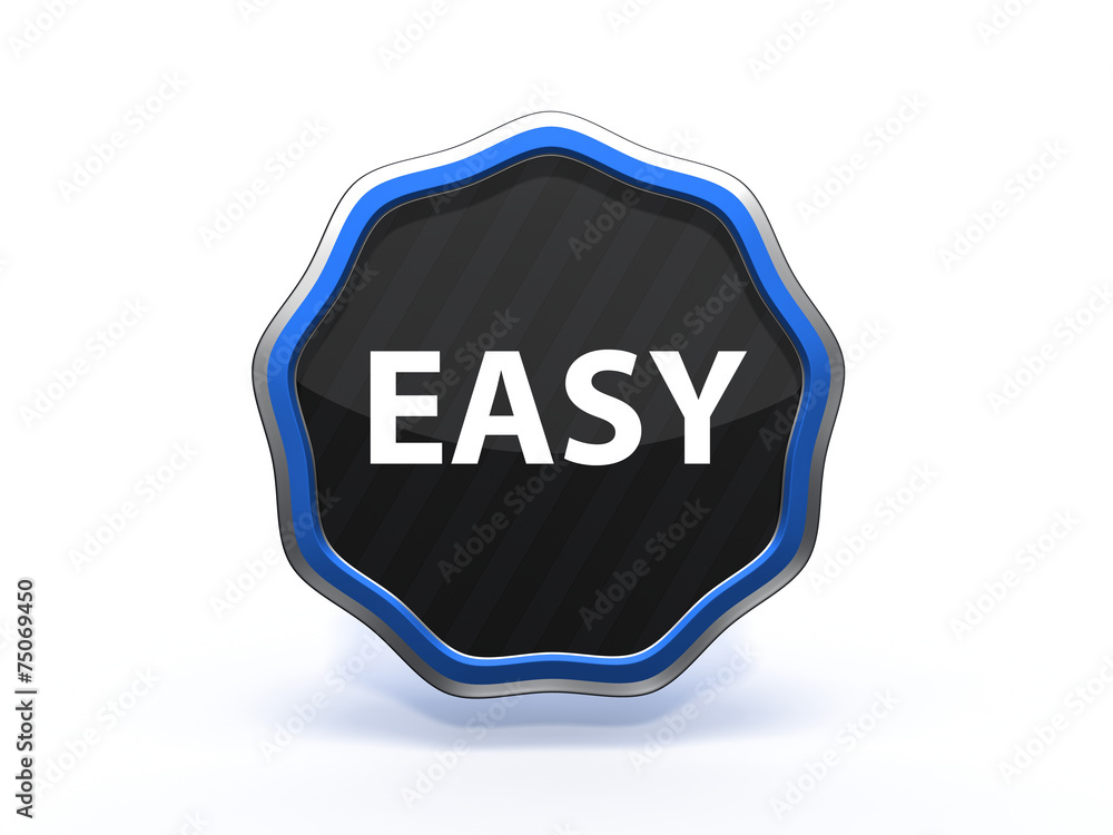 easy star icon on white background easy star icon on white background